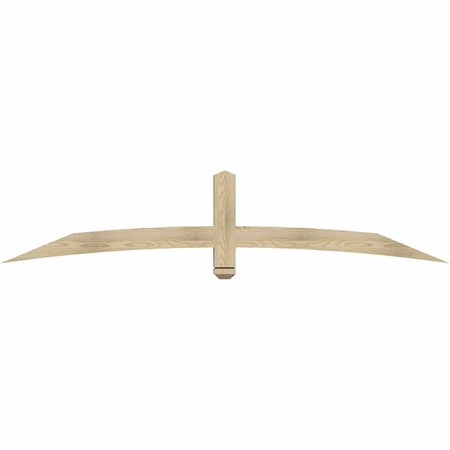 Ekena Millwork Bellingham Rough Sawn Timber Gable Bracket, Douglas Fir, 84"W x 17"H x 4"D x 4"F, 5/12 Pitch GBW084X17X0404BEL00RDF